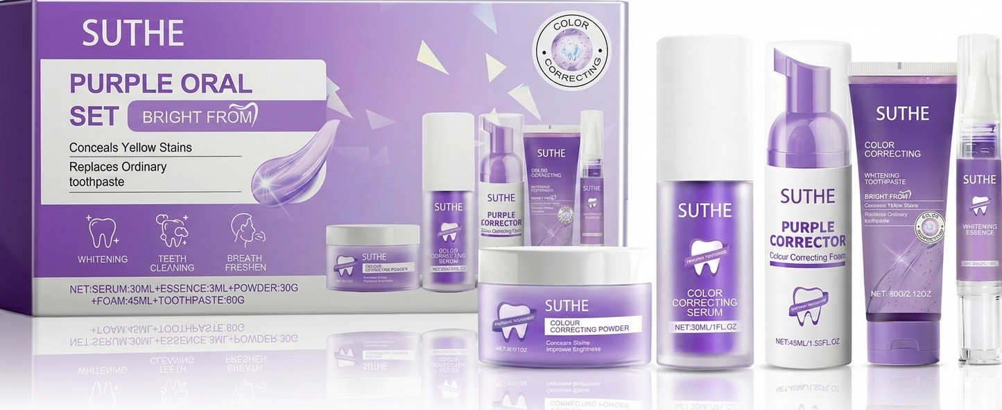 Purple Color Correcting Teeth Set