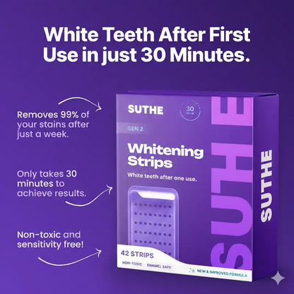 SUTHE™ Purple Teeth Whitening Strips